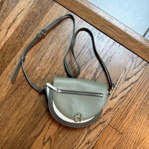 Cole Haan Olive Green and White Crossbody Bag